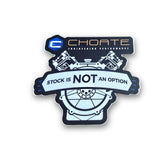 Stock is NOT an Option Sticker